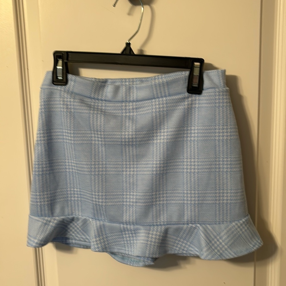 Girls plaid skort
